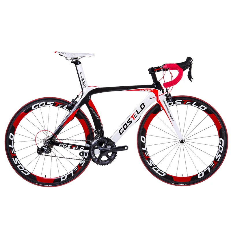 Perfect HOT SALE  full carbon costelo lucca road bicycle carbon bike DIY complete bicycle completo bicicletta bicicleta completa 3