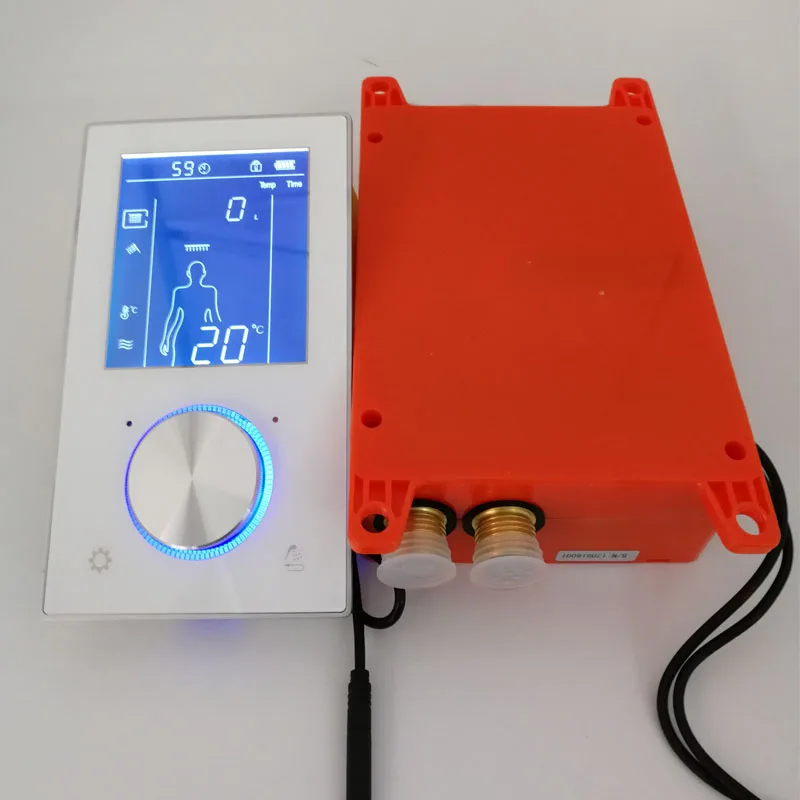  Smart Thermostat Shower System Valve LCD Display Shower Panel Touch Screen Bathroom Mixer Faucet Wa - 1000007412270