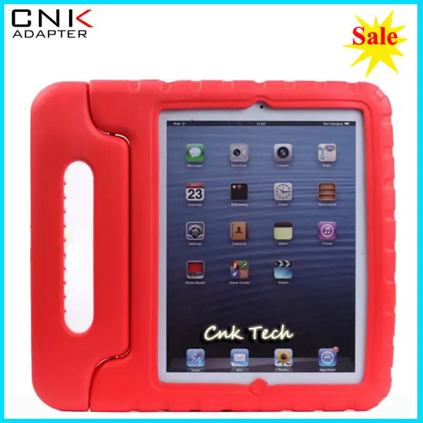 For iPad 2 Funda Coque Children Kids Handle Stand Protective Cover Drop
