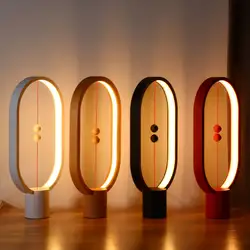 Allocacoc Хэн балансная лампа светодио дный megnetic Light порта USB Home Decor Спальня офисный стол ночника Роман свет подарок для детей