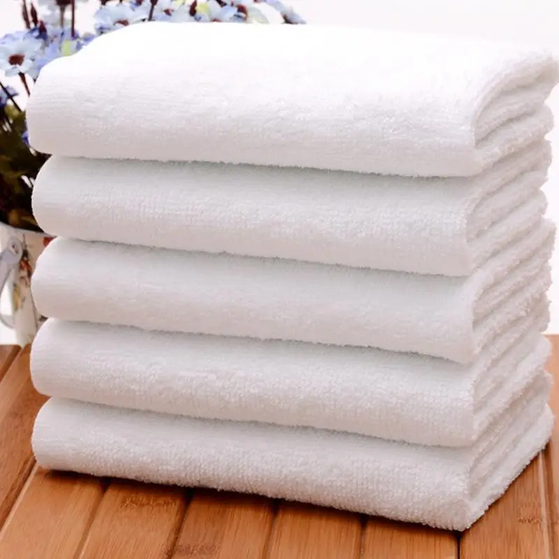 

10pcs White Disposable Face Towel Hair Salon Towels 30*70cm Travel Washcloth
