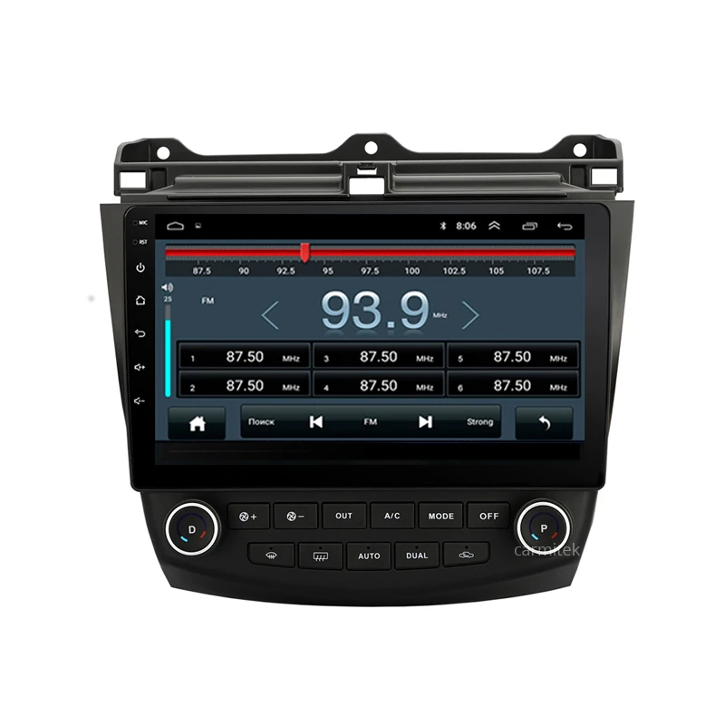 Android 8 Автомобильная dvd навигационная система для Honda Accord 7 2003 2007 сенсорный
