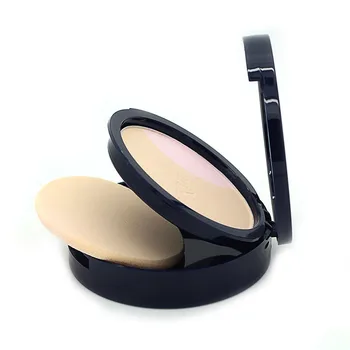 

Organic Natural Face Makeup Setting Powder Palette Base Foundation Perfect Cover Blemish Brighten Skin 2 Color Pressed Powder