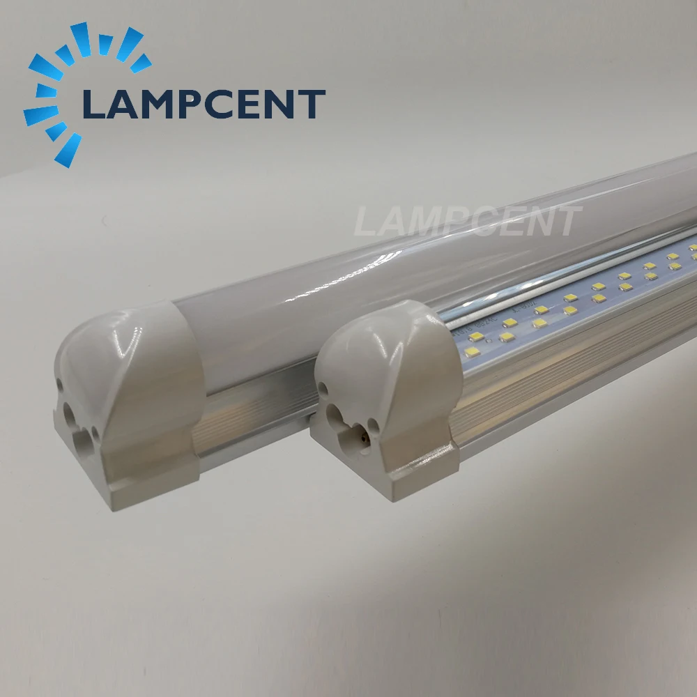  Integrated Dual Row LED Chips 2FT 3FT 4FT 5FT 6FT 8FT T8 LED Tube Light Bulb 50/70/100 Pack - 32957752735