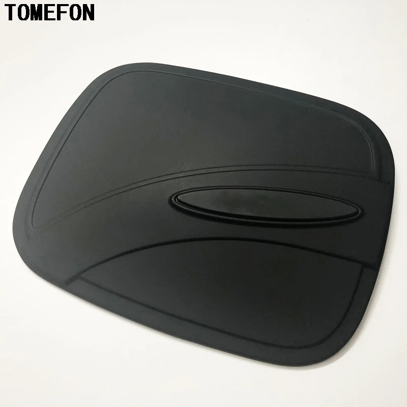 TOMEFON For TOYOTA HILUX REVO 2015 2016 2017 Black Oil Tank Cover Gas