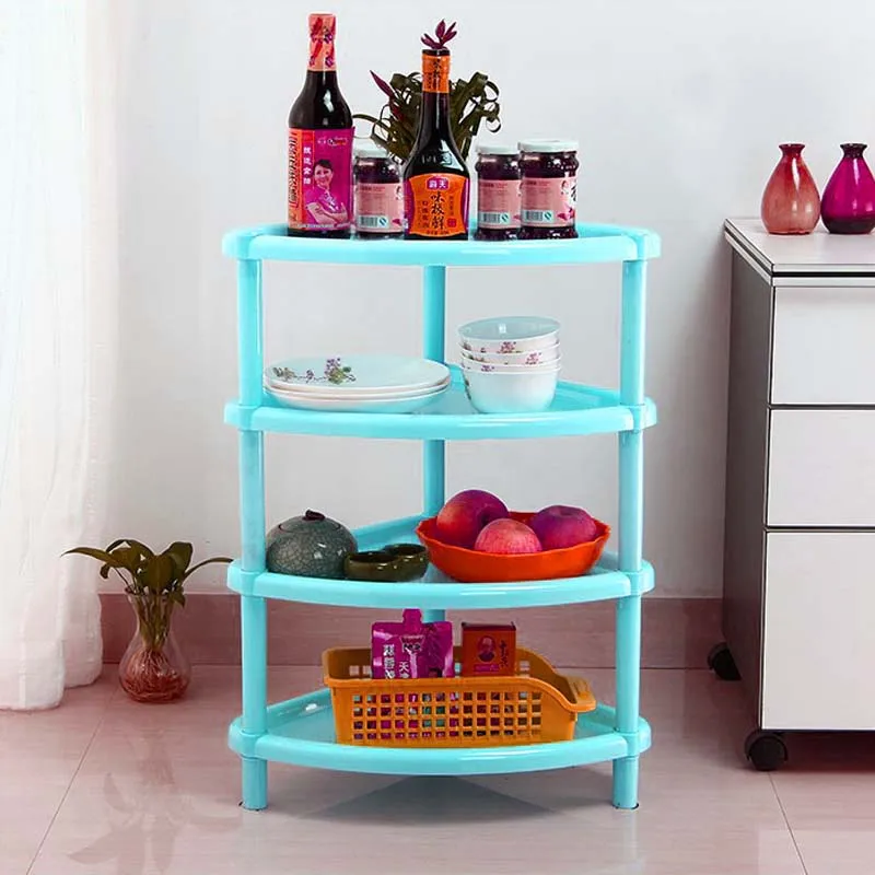 2017 Newly Household Storage Shelves High Quality 4 Layers Racks Product For Wall Corner Kitchen Bathroom