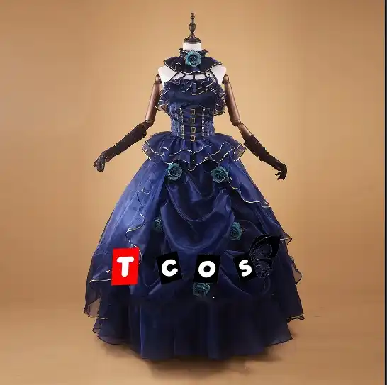 Vestido Gotico De Lujo Star In The Dark Ink Azul Largo Hasta El Suelo Vestido De Fiesta Miracle Nikki Horoscopo Escorpio Disfraz Personalizado Traje De Cosplay De Trajecosplay Traje Aliexpress