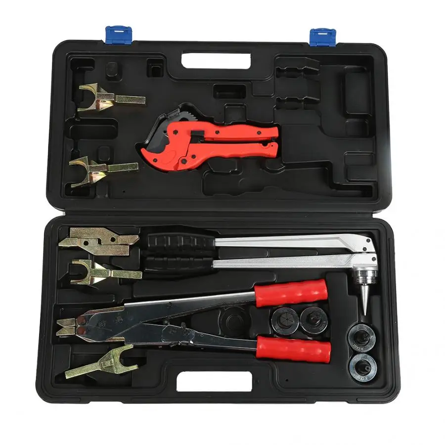 

PEX-1632M Manual Pipe Flaring Tool Tube Expander Tool Kit With Crimping Jaws For Machine Maintenance