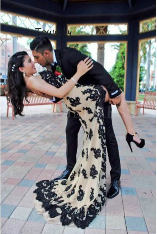 

Classy Asymmetrical Evening Dress Corset High Low Prom Dresses With Black Appliques Beautiful Reception Dress For Dance Wear