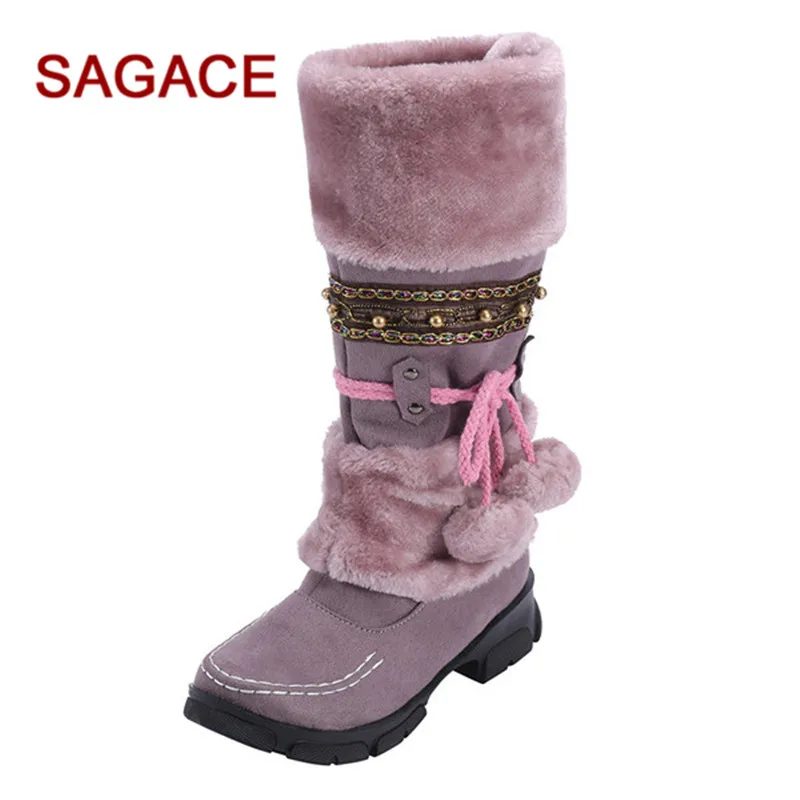 Новинка Лидер продаж модные сексуальные женские сапоги SAGACE на платформе до