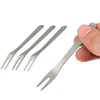 3PCS Titanium Toothpick Fruit Fork Self EDC Gadget for man woman Outdoor Camping Hunting Travel Tableware Picnic Gear Ta8151 ► Photo 2/6