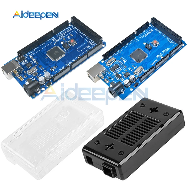 Оригинальная макетная плата MEGA2560 MEGA 2560 R3 CH340G USB с кабелем чехол коробка для