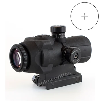 

Tacticle 141-3x30 Magnified Rifle Scope 3x RGB illuminate sight For Air Gun Shooting