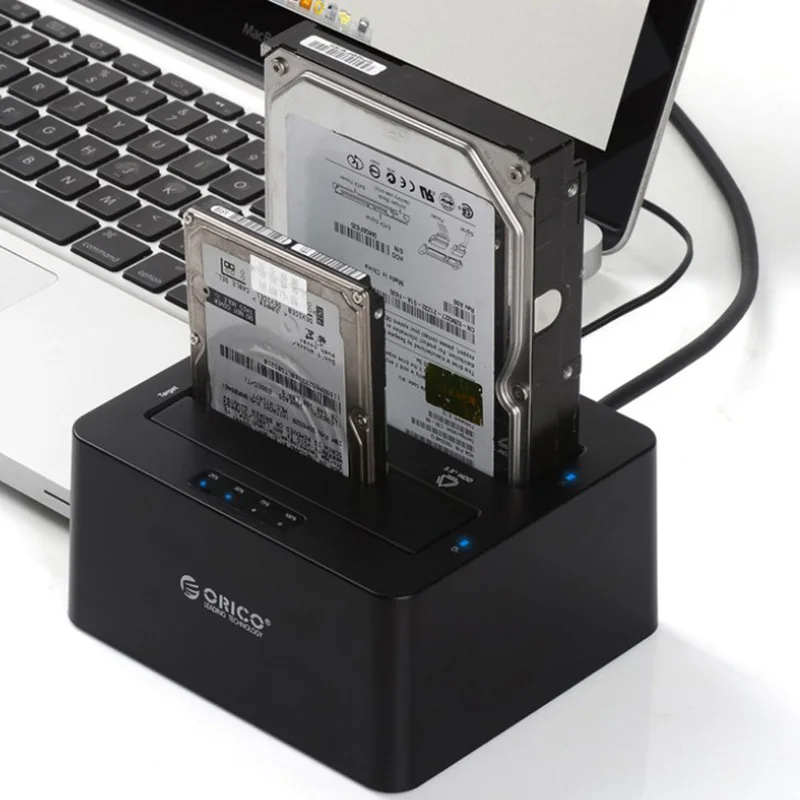  Disco Duro de doble disco Disco Duro HDD a USB 30 a SATA adaptador 25/35 pulgadas ordenador de sobr