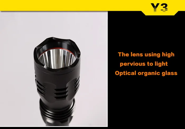 SupFire Y3 Cree Q5 350 люмен Водонепроницаемый IP67 5 Режимы светодиодный фонарик Перезаряжаемые факел 18650 Батарея