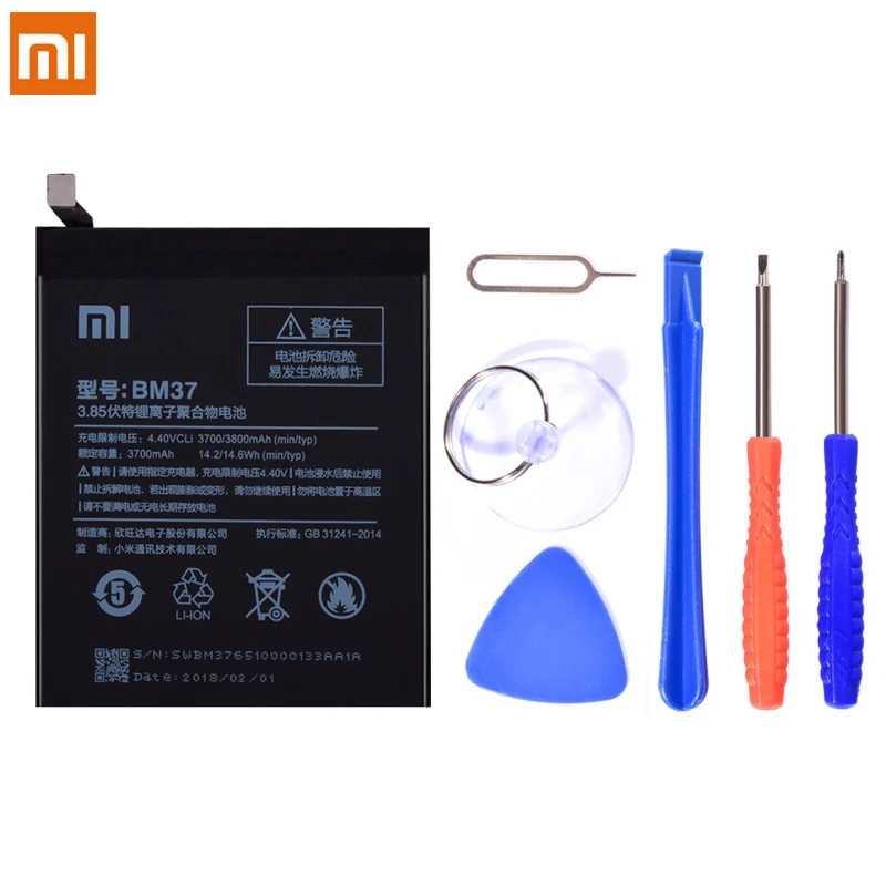 BM37 BM35 BM36 BM22 BN20 для Xiaomi mi 4C 5 5C 5S Plus mi 4C mi 5 mi 5S замена мобильного телефона Батарея литий-полимерный Батарея - Цвет: BM37 For Mi5S Plus