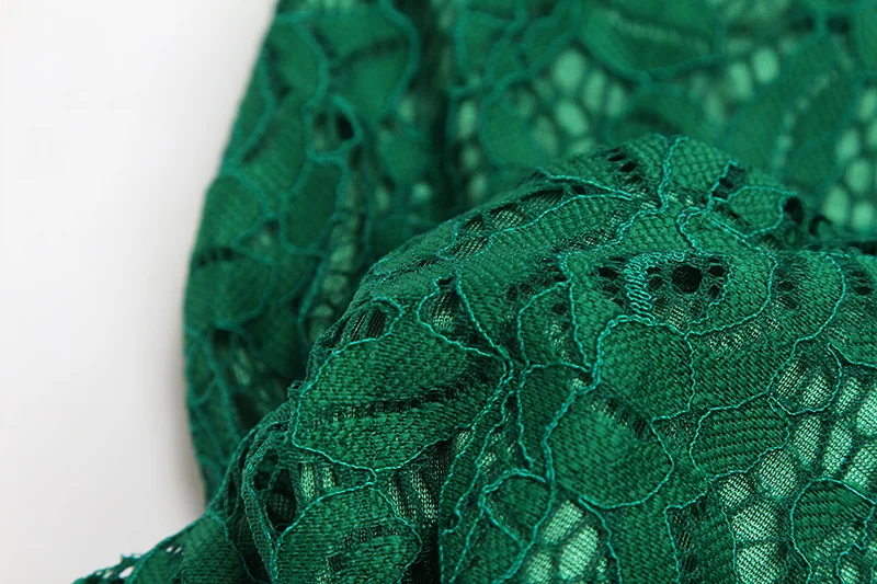 Kostlich Summer Women Long Dress 2017 UK Green Elegant Prom Fashion Casual Ladies Maxi Clothes Evening Party O-Neck Lace Dresses (84)