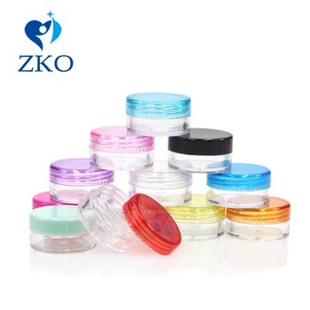 

20pcs/lot PS material 2/3/5g Round round shape eye cream bottle cream jar empty cosmetic containers