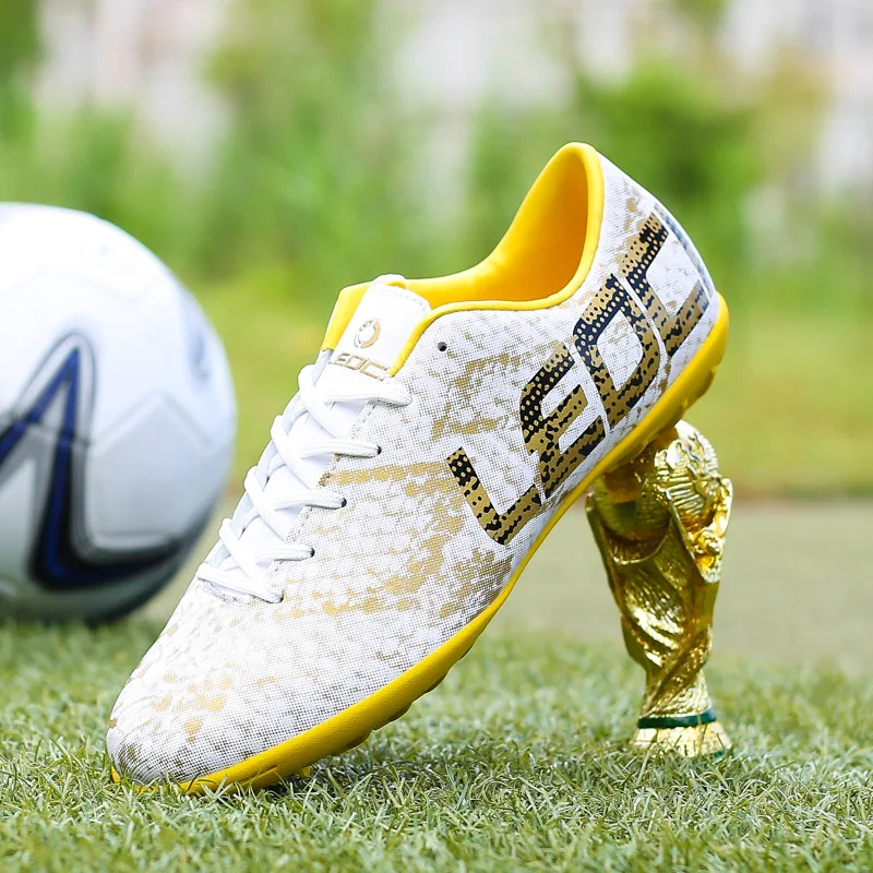 

Brand Football Shoes Training Shoes Adult Students Children Artificial Grassland Broken Nails Grip