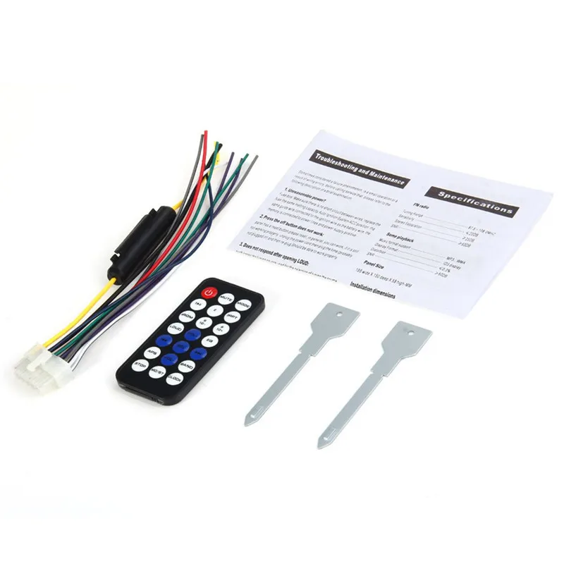 Autoradio Car Radio 12V Bluetooth V2.0 JSD520 Car Stereo In-dash 1 Din FM Aux Input Receiver SD USB MP3 MMC WMA Car Radio Player