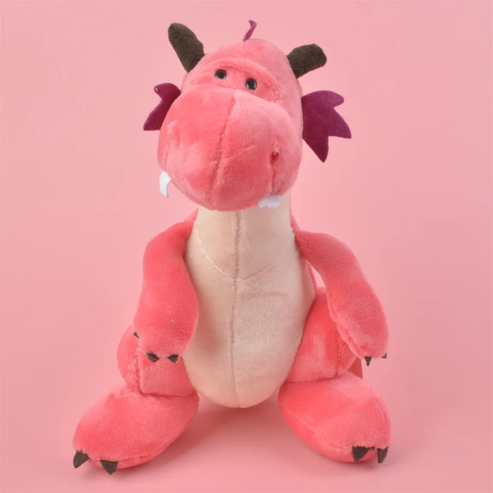 25 см Розовый Дракон плюшевая игрушка для милых малышей/детей подарок, плюшевый динозавр кукла