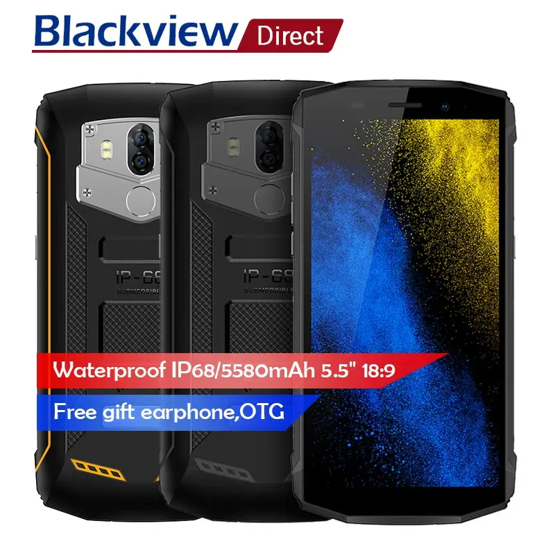 Blackview BV5800 5 inch18: 9 HD + экран смартфон IP68 водонепроницаемый двойная задняя камера