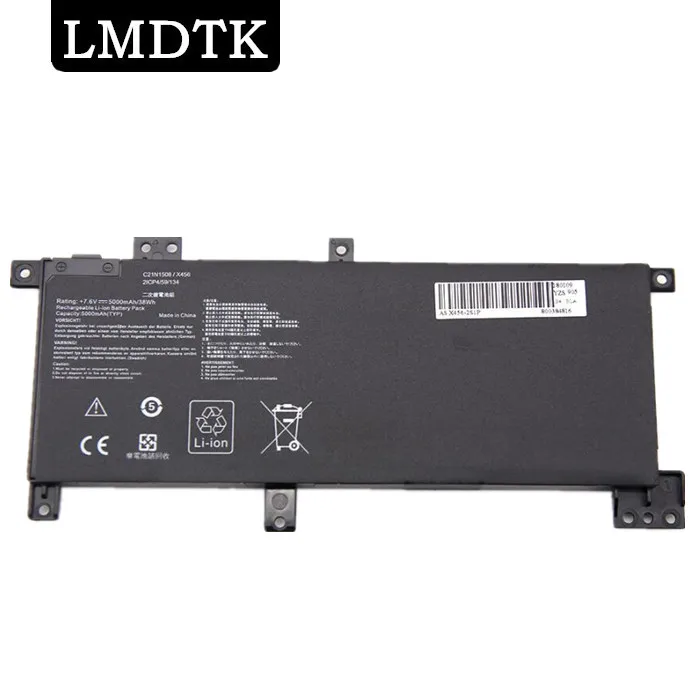LMDTK аккумулятор для ноутбука Asus X456 X456UJ X456UV X456UF X456UA X456UB X456UQ X456UR C21N1508