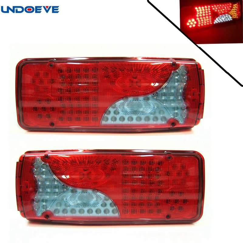 

Set Of 2 Led Rear Tail Truck Lights For Daf Iveco Scania Renault 24v