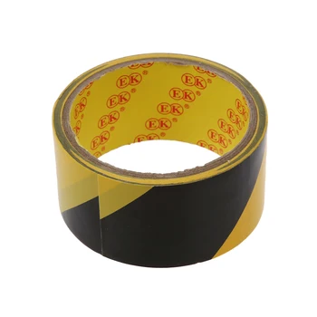 

2 pcs of MOOL 32.8Ft 10 Meters Black Yellow Floor Adhesive Safety Caution Tape