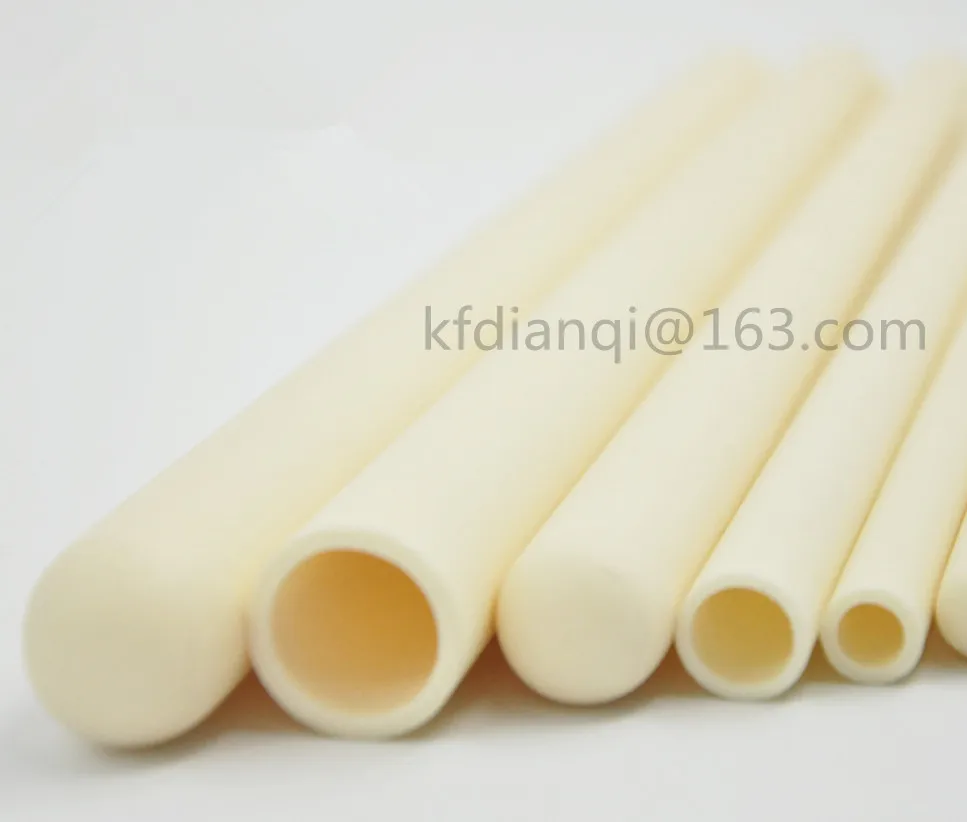 US $120.00 ODID65mm Thin Wall Closed End High Purity 993 Alumina Advanced Ceramic Thermocouple Bushing Protecting Tube