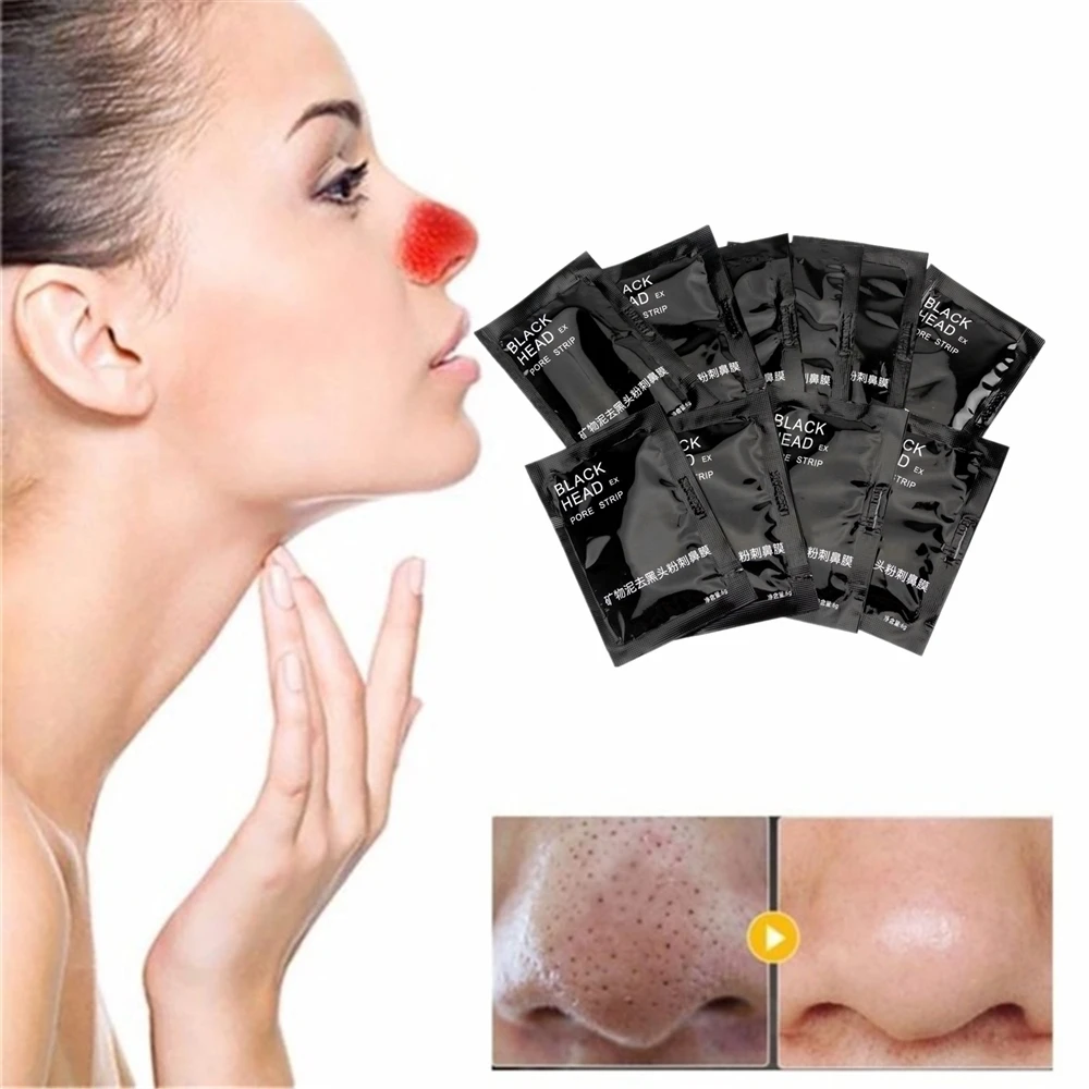 

Blackhead Removal Bamboo Charcoal Black Mask Deep Cleansing Peel Off Mask Pores Shrinking Acne Treatment mee-eter verwijderaar