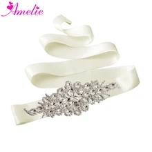 Горячая Распродажа высококачественный свадебный пояс-кушак со стразами с аппликацией свадебное ремни Женская полоска для волос