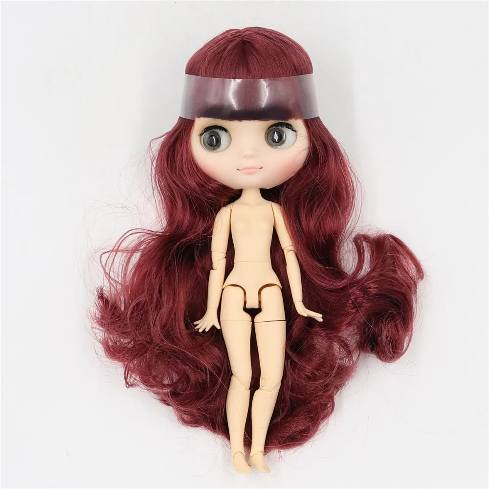 Middie Blythe Doll with Maroon Hair, Tilting-Head & Custom Jointed Body 1