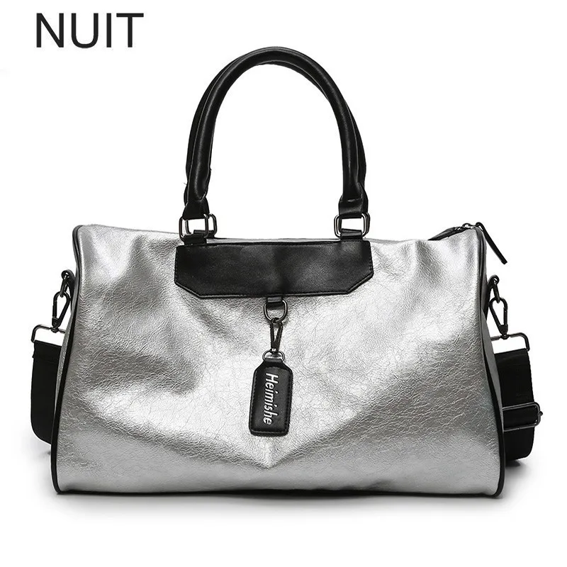 Brand Fashion PU Leather Handbag High Quality Crossbody Big Female For Women Silver Girl Messenger Hand Ladies Bags Tote Travel