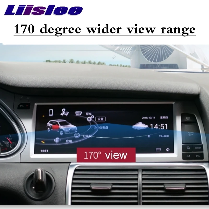 Sale For Audi A6 A6L 2004~2011 NAVI LiisLee Car Multimedia CarPlay Adapter GPS WIFI Audio Radio Frame Navigation MAP Large Screen 3
