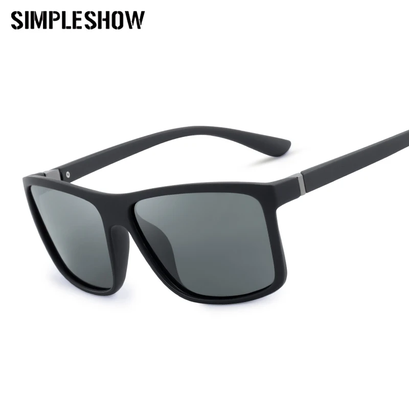 SIMPLESHOW, Модные поляризованные солнцезащитные очки для мужчин, для вождения, солнцезащитные очки для женщин, крутые очки квадратной формы, поляризованные очки UV400