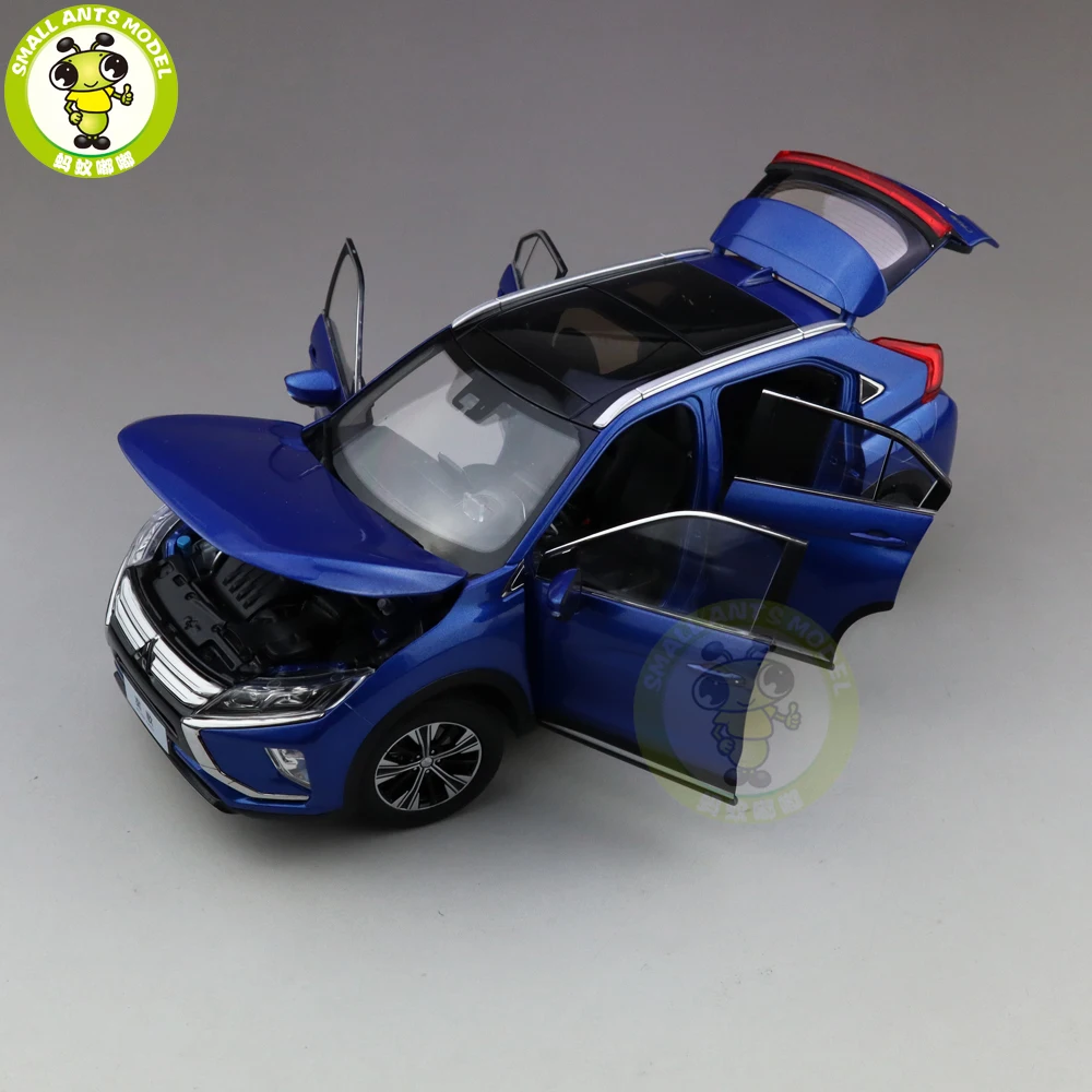 1/18 Mitsubishi ECLIPSE CROSS SUV автомобиль из литого металла модель SUV игрушки Дети подарок для мальчика девочки Коллекция синий