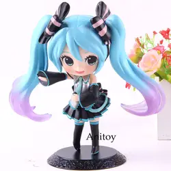 Мику хацуне фигурка героя Hatsune ПХВ Мику Коллекция Модель игрушки кристалл кукла подарок для детей 15 см