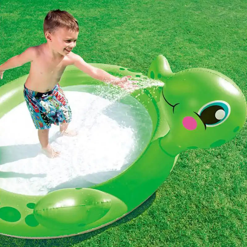 frog inflatable pool