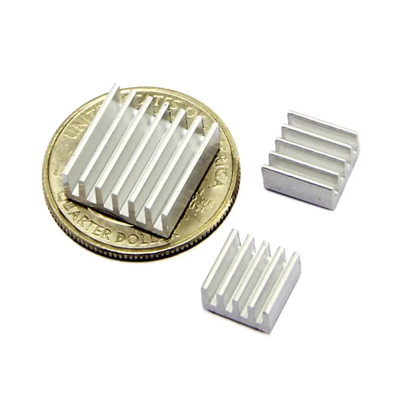 

Elecrow Heatsink Kits for Raspberry Pi Aluminium Cooler Pure Heat Sink Set Kit Radiator For Cooling Raspberry Pi 2 B 3pcs/set