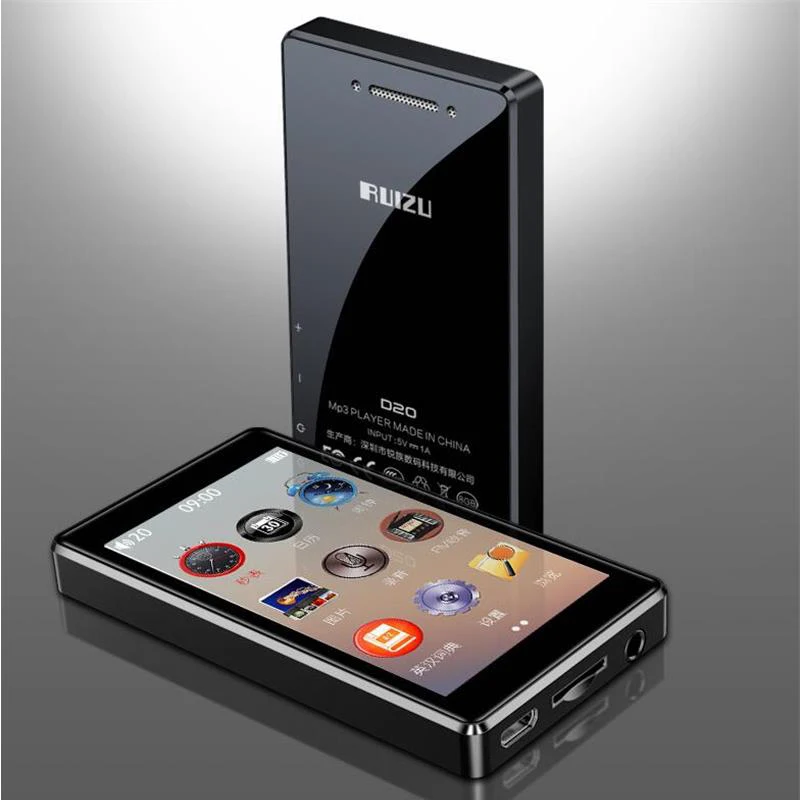 

2019 RUIZU Newest MP3 Player 3.0 Inch Full Touch Screen Built-in Speaker HIFI Lossless Music Player with FM, Video Player