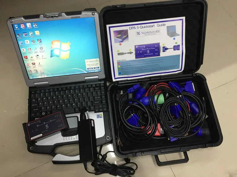 Диагностический сканер Dpa5 Dearborn Protocol Adapter 5 для тяжелых грузовиков полный кабель