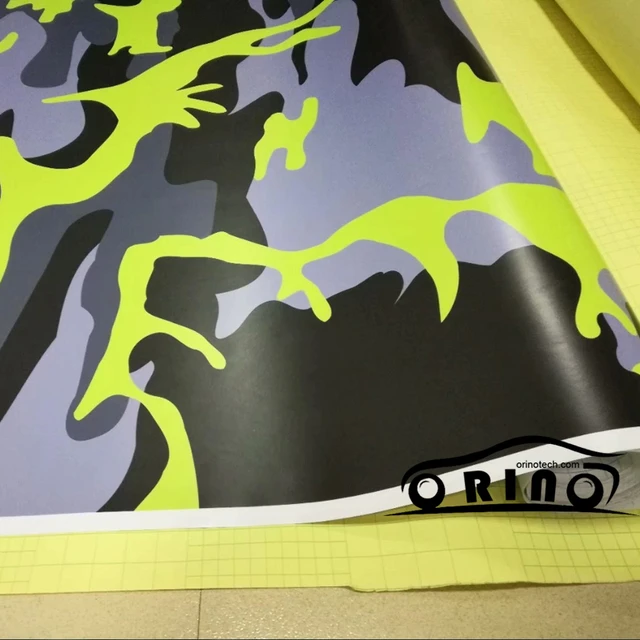 Yellow Camouflage Wrap Films  Yellow Camouflage Vinyl Wraps