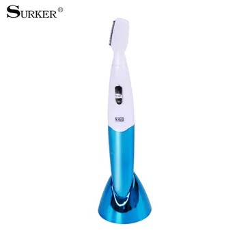 

SURKER SK-8188 Mini Titanium Micro Tooth Lady Shave Wool Implement 0.2 mm Titanium Bit Waterproof Eyebrows knife 2-IN-1