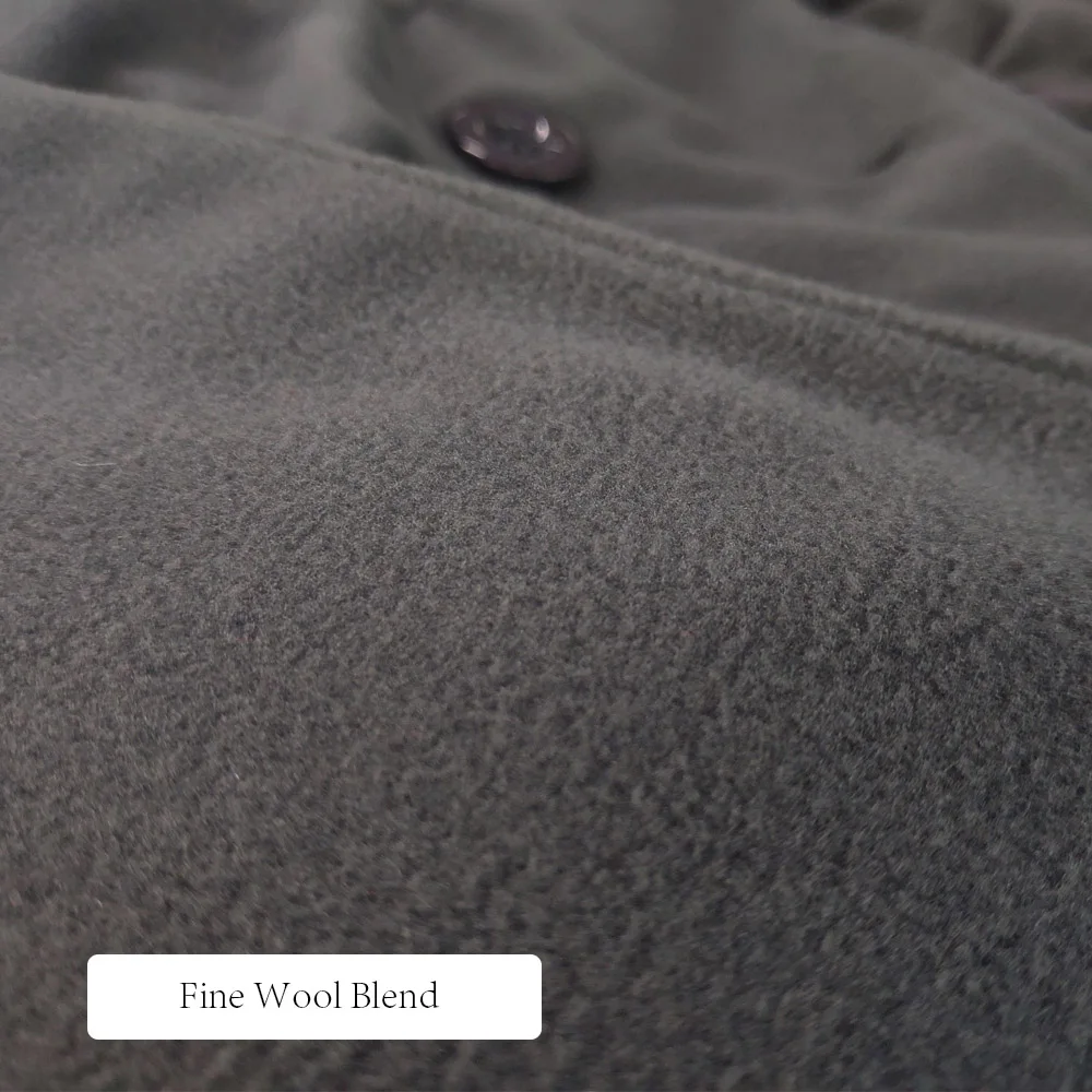 Wool Blend Coat (34)