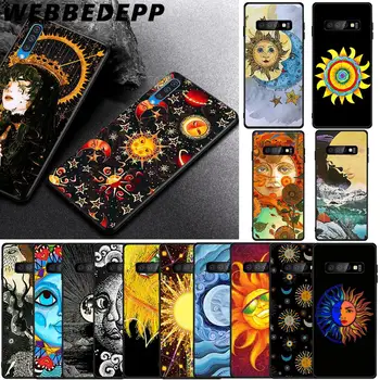 

WEBBEDEPP Tangled Sun Moon Soft TPU Case for Samsung Galaxy S6 S7 Edge S8 S9 S10 Plus S10e