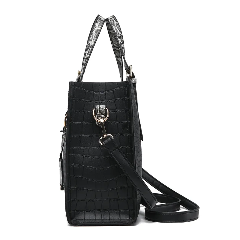 Beste Funmardi Luxe Handtassen Vrouwen Tassen Designer Krokodil Patroon Schoudertas Vrouwelijke Merk Pu Lederen Crossbody Tassen Tote WLHB1794