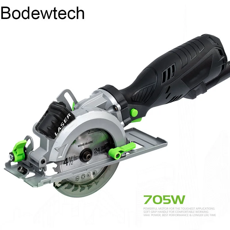 

Bodewtech BTC02Electric Mini Circular Saw, 705W 3500RPM Circular Wood Saw, Cutting: 42,8mm