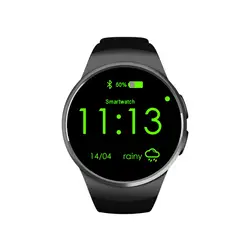 Smartch 2017 Горячие смарт часы телефон KW18 Bluetooth 4,0 smartwatch С сердечного ритма мониторы часы с мониторингом сна для iOS и Android