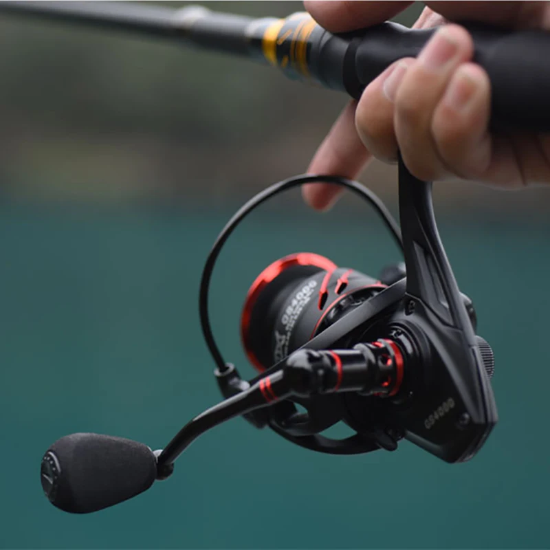 LINNHUE New Fishing Reel Full Metal Spool Spinning Reel 5.0:1 Max Drag 10Kg Power Smooth Sea Carp Fishing Reel Black LINNHUE New Fishing Reel Full Metal Spool Spinning Reel 5.0:1 Max Drag 10Kg Power Smooth Sea Carp Fishing Reel Black